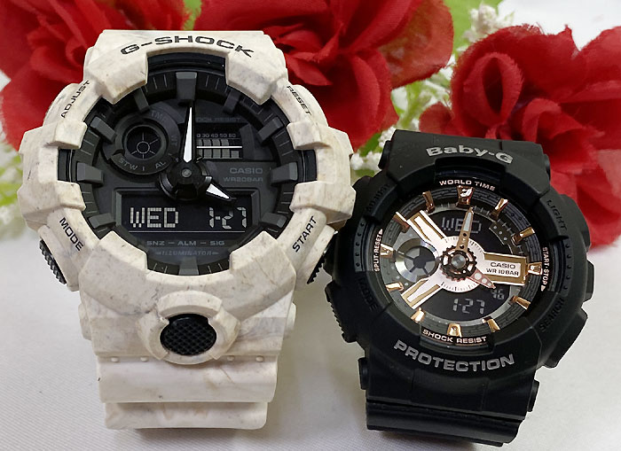 恋人たちのgショックペアウォッチ G Shock Baby G ペア腕時計 カシオ 2本セット Gショック ベビーg アナデジ Ga 700wm 5ajf Ba 110rg 1ajf お揃い ギフト 人気 ラッピング無料 メッセージカード手書きします あす楽対応 クリスマスプレゼント Painfreepainrelief Com