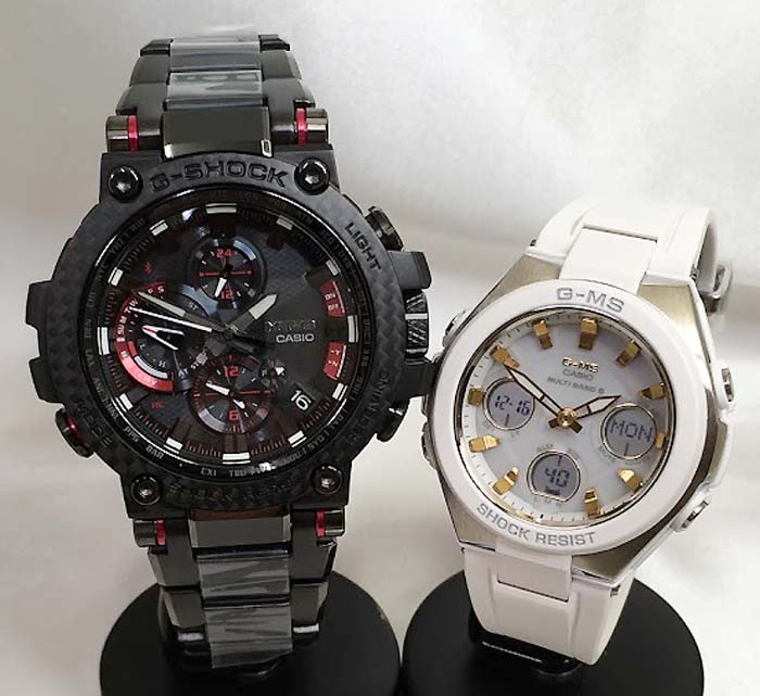 【あなたと刻む、これからの時間】恋人たちのGショック ペアウオッチ gショック 夫婦 高級クリスマス プレゼント おすすめG-SHOCK BABY-G ペア腕時計 カシオ電波ソーラー 2本セット ベビーg アナデジ MTG-B1000XBD-1AJF MSG-W100-7A2JF ラッピング無料