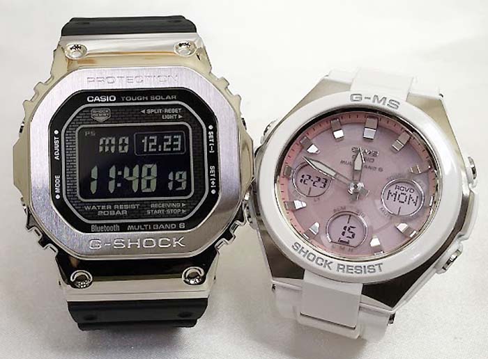 在庫有 Baby G G Shock 恋人たちのgショックペアウォッチ クリスマスプレゼント あす楽対応 ラッピング無料 Msg W100 7a3jf人気 Gmw B5000 1jf 電波ソーラー Gショック 2本セット カシオ ペア腕時計 Gmw B5000 1jf Msg W100 7a3jf Www Iberfios Com Br