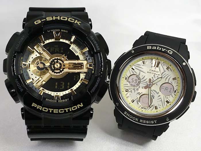 特価 恋人たちのgショック ペアウオッチ G Shock Baby G ペア腕時計 カシオ 2本セット Gショック ベビーg Ga 110gb 1ajf Bga 150f 1ajf プレゼント ギフト ラッピング無料 メッセージカード G Shock クリスマス プレゼント愛の証 時計のジュエリータイム ムラタ