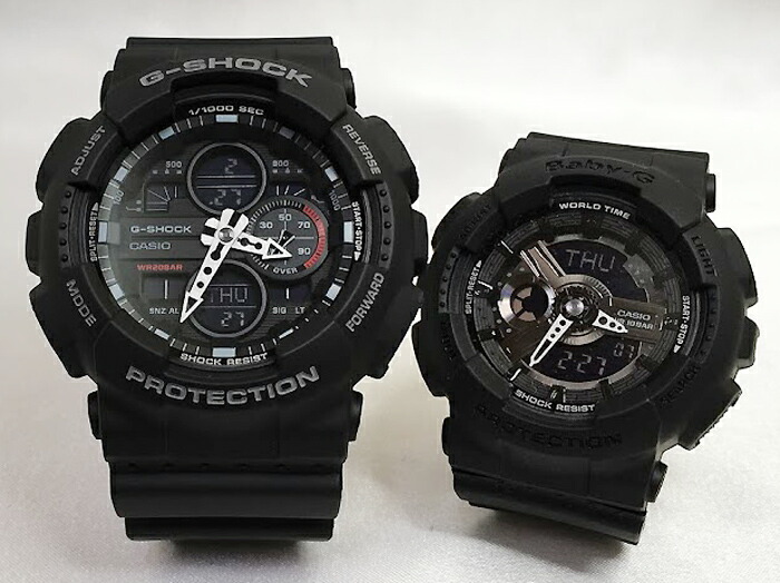 日本産 恋人たちのgショック ペアウオッチ G Shock Baby G ペア腕時計 カシオ 2本セット Gショック ベビーg Ga 140 1a1jf Ba 110bc 1ajf 人気 ラッピング無料 G Shock 手書きのメッセージカードお付けします あす楽対応 クリスマス 時計のジュエリータイム ムラタ
