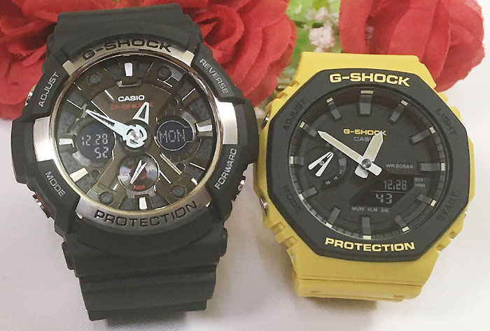 超特価激安 恋人たちのgショック ペアウオッチ G Shock ペア腕時計 カシオ 2本セット Gショック Ga 0 1ajf Ga 2110su 9ajf プレゼント ギフト ラッピング無料 手書きのメッセージカードお付けします あす楽対応 G Shock クリスマス プレゼント 愛の証 時計の