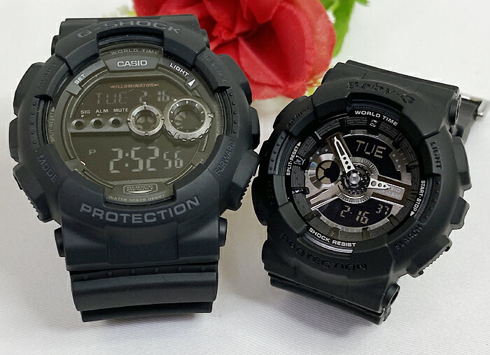 恋人たちのgショック ペアウオッチ G Shock Baby G ペア腕時計 カシオ 2本セット Gショック ベビーg Gd 100 1bjf Ba 110bc 1ajf プレゼント ギフト ラッピング無料 手書きのメッセージカードお付けします あす楽対応 G Shock クリスマス プレゼント 愛の証 Linumconsult