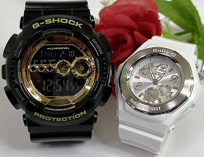 魅力的な 恋人たちのgショックペアウォッチ G Shock Baby G ペア腕時計 カシオ 2本セット Gショック ベビーg デジタル アナデジ Gd 100gb 1jf Bga 100 7b3jf お揃い プレゼント ギフト 人気 ラッピング無料 新品 メッセージカード手書きします あす楽対応 クリスマス