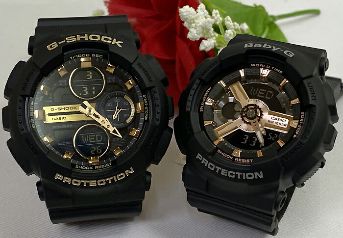 恋人たちのgショックペアウオッチ G Shock ペア腕時計 カシオ Gma S140m 1ajf Ba 110rg 1ajfプレゼント ギフト ラッピング無料 G Shock メッセージカード手書きします あす楽対応 クリスマスプレゼント Voli Me