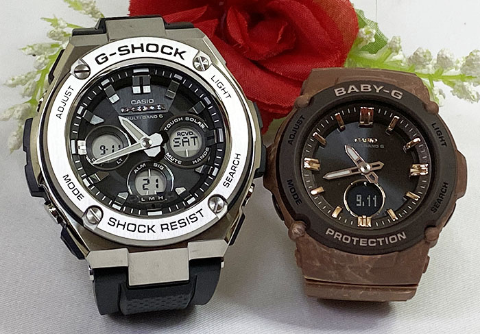 恋人達のgショックペアウォッチ G Shock Baby G ペア腕時計 カシオ 2本セット Gショック ベビーg デジタル アナデジ Gst W310 1ajf Bga 2700cr 5ajf人気 ラッピング無料 あす楽対応 クリスマスプレゼント ほんのり好きでいてください Novix Com