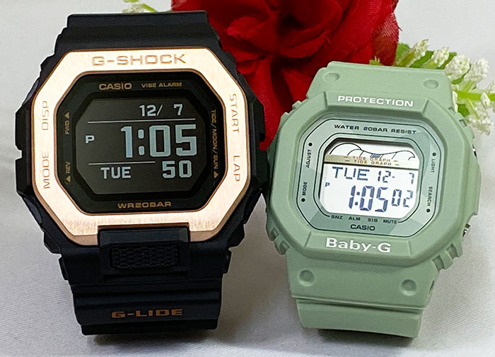 恋人たちのGショック ペアウオッチ G-SHOCK BABY-G ペア腕時計 カシオ 2本セット gショック ベビーg GBX-100NS-4JF BLX-560-3JF プレゼント ギフト ラッピング無料 手書きのメッセージカードお付けします あす楽対応 g-shock クリスマス プレゼント 愛の証