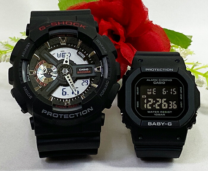 海外限定 恋人たちのgショック ペアウオッチ G Shock Baby G ペア腕時計 カシオ 2本セット Gショック ベビーg Ga 110 1ajf Bgd 565 1jf 電池式 アナデジ デジタル お揃い 人気 ラッピング無料 G Shock クリスマスプレゼント あす楽対応 Whitesforracialequity Org