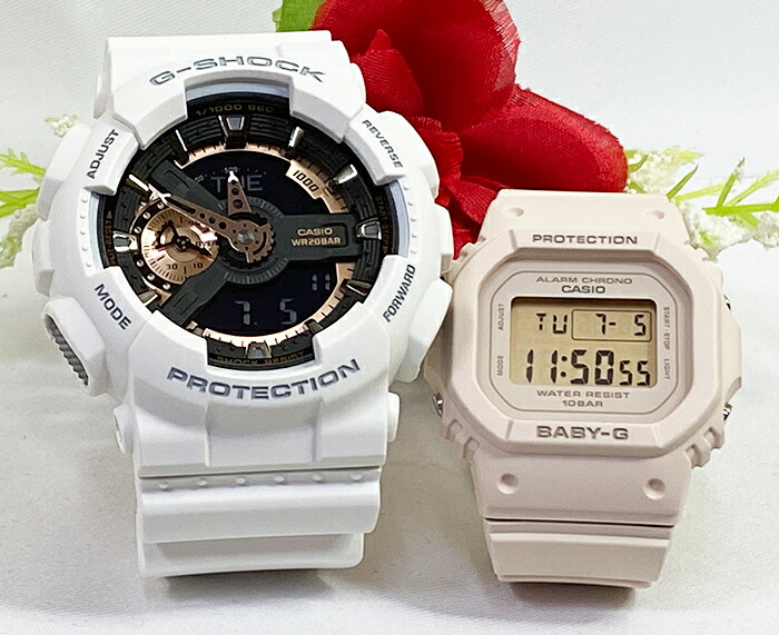 新作人気モデル 恋人たちのGショック ペアウオッチ G-SHOCK BABY-G ペア腕時計 カシオ 2本セット gショック ベビーg  GA-110RG-7AJF BGD-565-4JF 電池式 アナデジ デジタル お揃い 人気 ラッピング無料 g-shock クリスマスプレゼント  あす楽対応 fucoa.cl