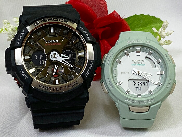 人気デザイナー 恋人たちのgショック ペアウオッチ G Shock Baby G ペア腕時計 カシオ 2本セット Gショック ベビーg Ga 0 1ajf Bsa B100cs 3ajf 電池式 アナデジ お揃い 人気 ラッピング無料 G Shock クリスマスプレゼント あす楽対応 Fucoa Cl