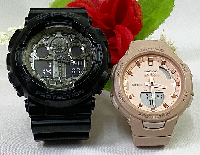 最大90%OFFクーポン 恋人たちのGショック ペアウオッチ G-SHOCK BABY-G ペア腕時計 カシオ 2本セット gショック ベビーg  GA-100CF-1AJF BSA-B100CS-4AJF 電池式 アナデジ お揃い 人気 ラッピング無料 g-shock クリスマスプレゼント  あす楽対応 fucoa.cl