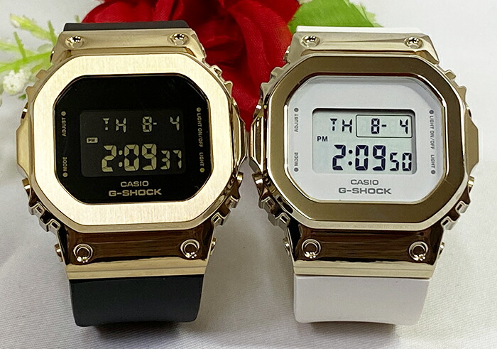 商舗 電池式 恋人たちのgショック ペアウオッチ G Shock ペア腕時計 カシオ 2本セット Gショック ベビーg Gm S5600gb 1jf Gm S5600g 7jf デジタル お揃い 人気 ラッピング無料 G Shock クリスマスプレゼント あす楽対応 Fucoa Cl