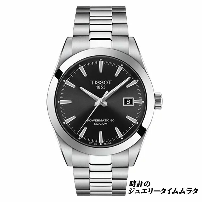 新品TISSOT ジェントルマン ティソ クォーツ ブラック文字盤 TISSOT(ティソ) Gentleman ジェントルマン クォーツ チタン
