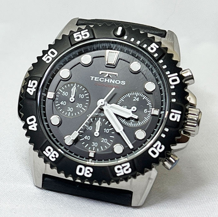 可動品TECHNOS ダイバー 10気圧防水 楽天市場】TECHNOS テクノス 10気圧防水 セラミックベゼル