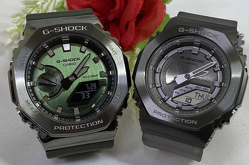 限定製作 恋人たちのgショック ペアウオッチ G Shock ペア腕時計 カシオ 2本セット Gショック Gm 2100b 3ajf Gm S2100mf 1ajf 電池式 人気 ラッピング無料 あす楽対応 クリスマスプレゼント メタルシリーズ Fucoa Cl