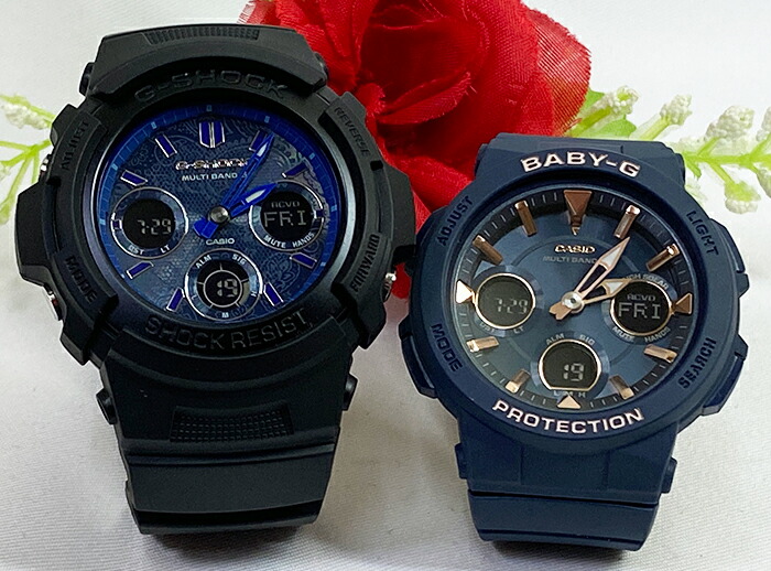 高額売筋 恋人たちのgショックペア G Shock Baby G ペアウォッチ ペア腕時計 カシオ 2本セット Gショック 電波ソーラー Awg M100sbp 1ajf Bga 2510 2ajf 人気 ラッピング無料 手書きのメッセージカードお付けします あす楽対応 クリスマスプレゼント Fucoa Cl
