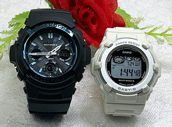 【愛の証 一緒にタフな時を刻もう】ペアウオッチ gショックGショック ペアウォッチ G-SHOCK BABY-G カシオ 2本セット ソーラー電波 アナデジ AWG-M100A-1AJF BGR-3003NC-7JF お付けします 人気 婚約　夫婦 高級　クリスマス プレゼント おすすめ｜時計のジュエリータイム　ムラタ 32,175円