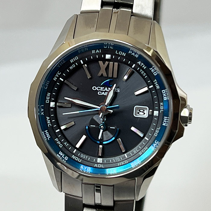 楽天市場】カシオ電波時計 オシアナス OCEANUS OCW-70J-1AJF CASIO