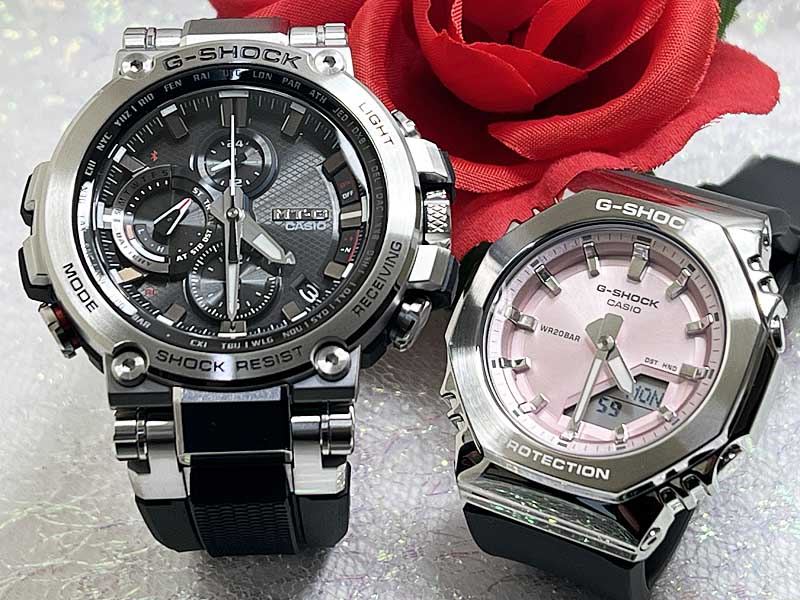 【あなたと刻む、これからの時間】恋人達のペアウォッチ g-ショック G-SHOCK BABY-G MTG-B1000-1AJF GM-S2110-4AJF電波ソーラーカシオ 2本セット gショック ベビーg 夫婦円満 夫婦同伴 奥様を大事にしょうね 婚約 夫婦 高級 クリスマス プレゼント