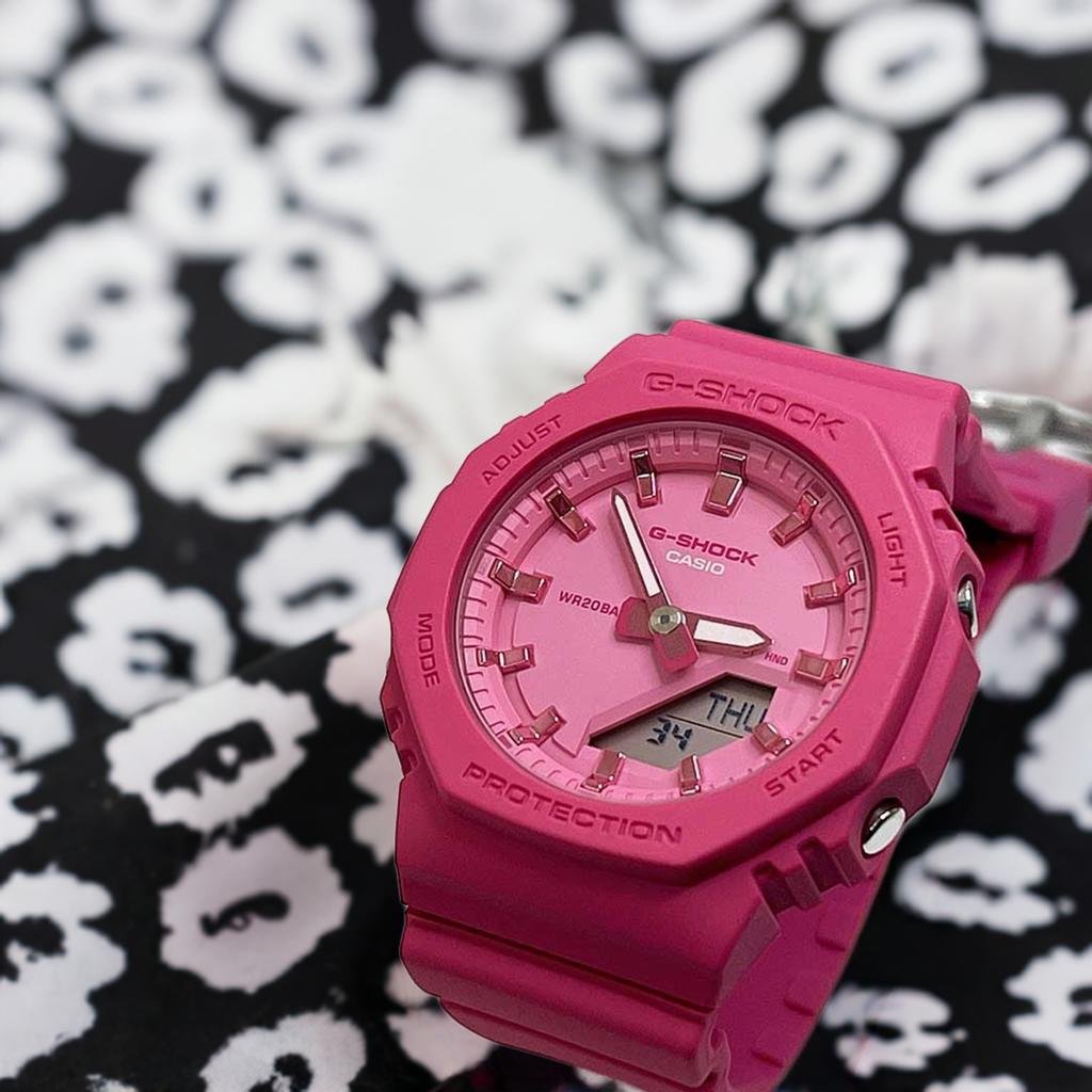 【可愛いあなたへ タフな腕時計を】カシオ国内正規品安心の1年保証G-SHOCKジーショック カシオ腕時計バイオマスプラスチック採用限定モデル GMA-P2100PP-4AJFパワーピンク プレゼント腕時計