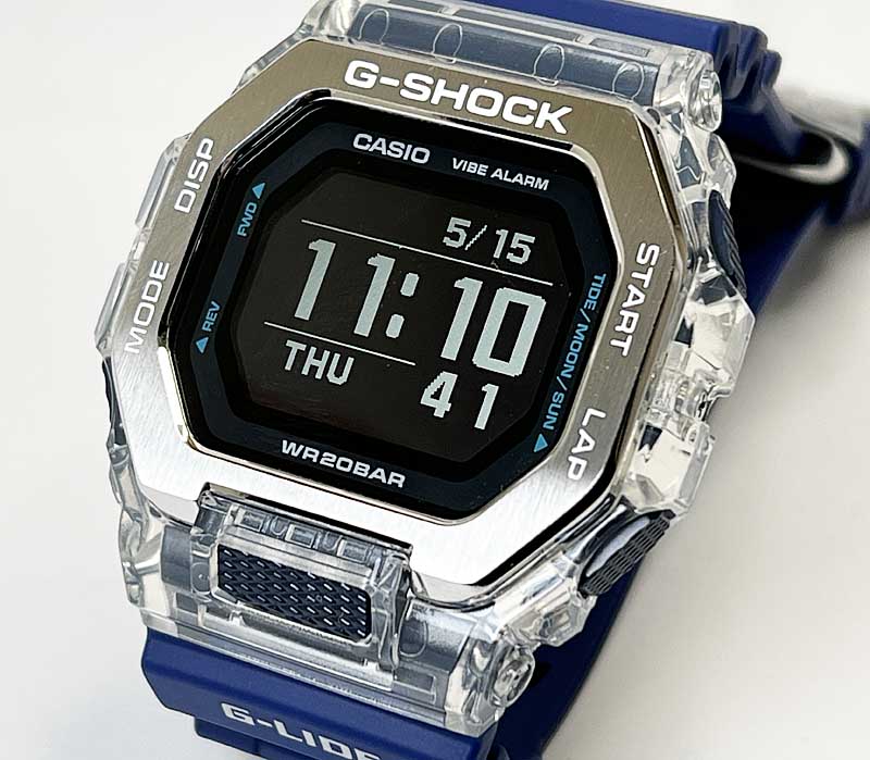 【人生と共に歩めるタフネス】新品＆安心の正規品G-SHOCK カシオ腕時計 ジーショック 国内正規品G-LIDE Bluetooth搭載 環境配慮素材採用 GBX-100S-2JF メンズ ブルー ブランド