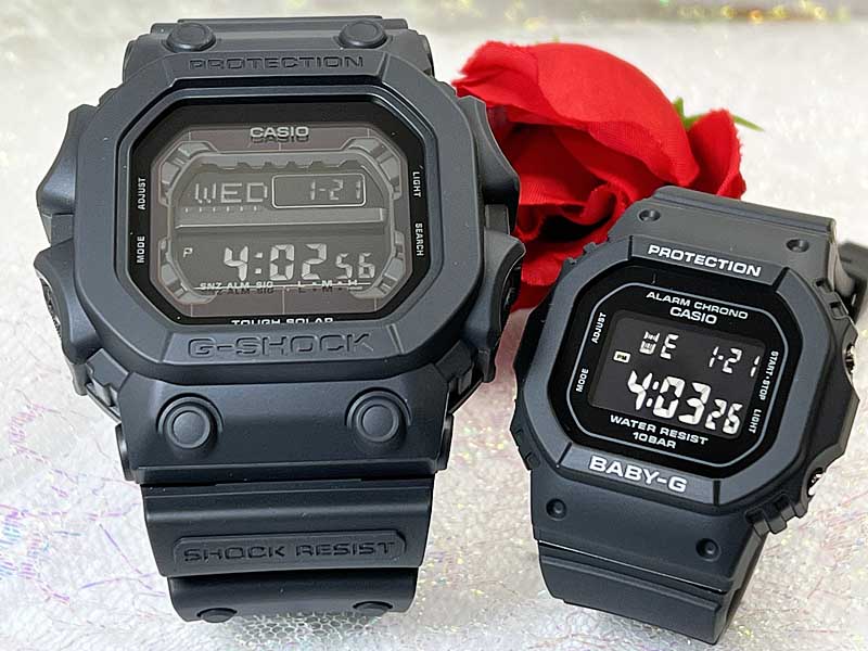 【愛の証 一緒にタフな時を刻もう】Gショック ペアウオッチ G-SHOCK BABY-G ペア腕時計 カシオ 2本セット GX-56UBB-1JFBGD-565U-1JF 電池式 人気 夫婦 高級　クリスマス プレゼント おすすめ誕生日 御祝い還暦 銀婚式　結婚記念日　バレンタイン 婚約｜時計のジュエリータイム　ムラタ