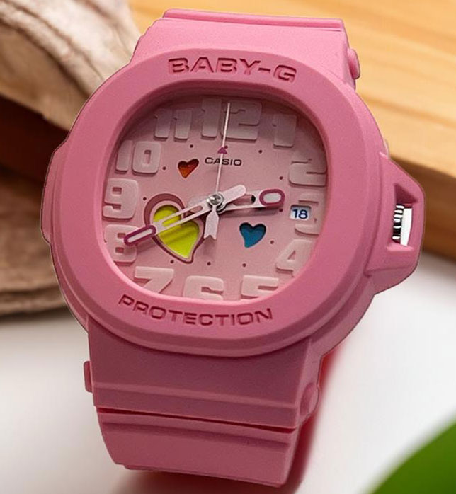【可愛いあなたへ タフな腕時計を】カシオ国内正規品安心の1年保証BABY-G G-SHOCK BABY-G カシオ ベビーg アナデジ BGA-10-4AJF PLAYFUL HEARTS SERIES クオーツ プレゼント 腕時計 ギフト ラッピング無料
