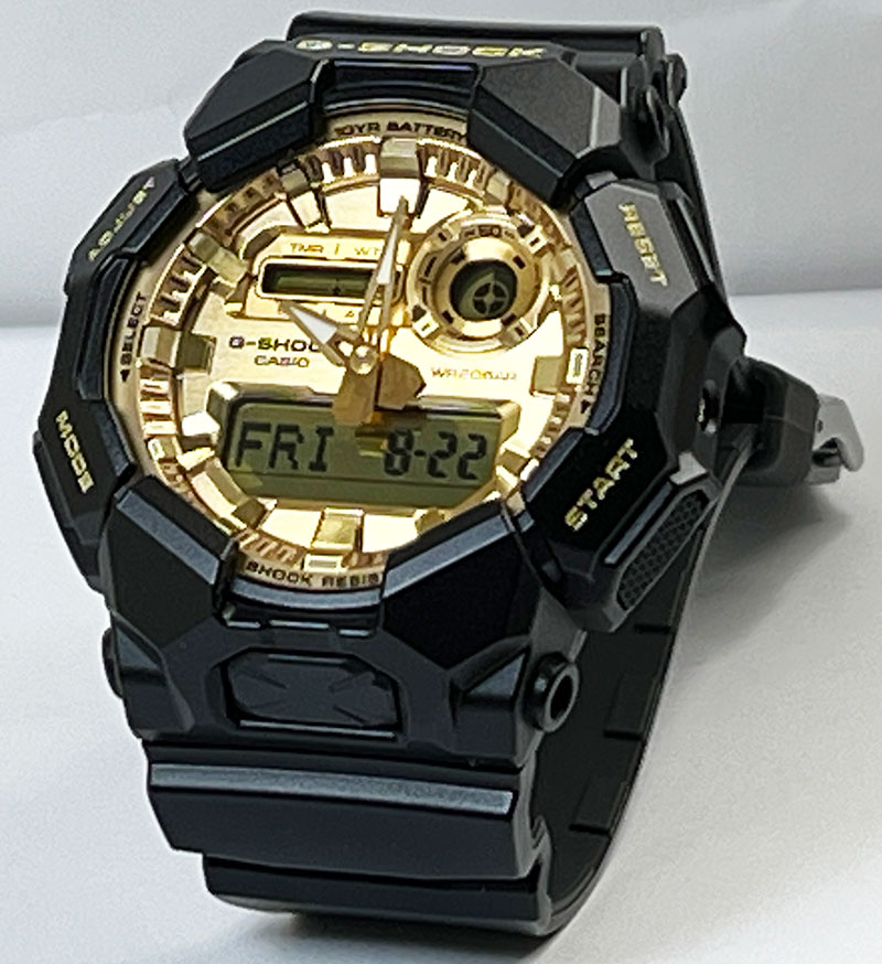 【人生と共に歩めるタフネス】新品＆安心の正規品Gショック G-SHOCK カシオ メンズウオッチ gショック アナデジ ロングライフバッテリー クオーツ 環境配慮素材使用 GA-010GGB-1A9JF 電池寿命10年