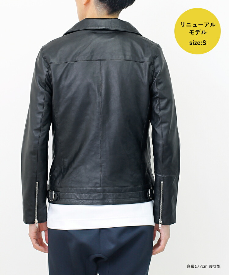 楽天市場 ダブルライダース レザージャケット メンズ ブラック 本革 ラムレザー 革ジャン 大きいサイズ L863 L956 ふだん着レザーシリーズ 小キズ シワ シミ 色ムラ ステッチずれ 染料臭等が必ずございます 有料ラッピング対応 神戸パティーナ