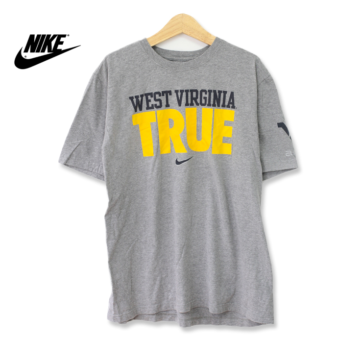 楽天市場 Nike ナイキ スウッシュ ロゴ West Virginia University ウエストバージニア大学 Tシャツ グレー Xlサイズ T 6 神戸パティーナ