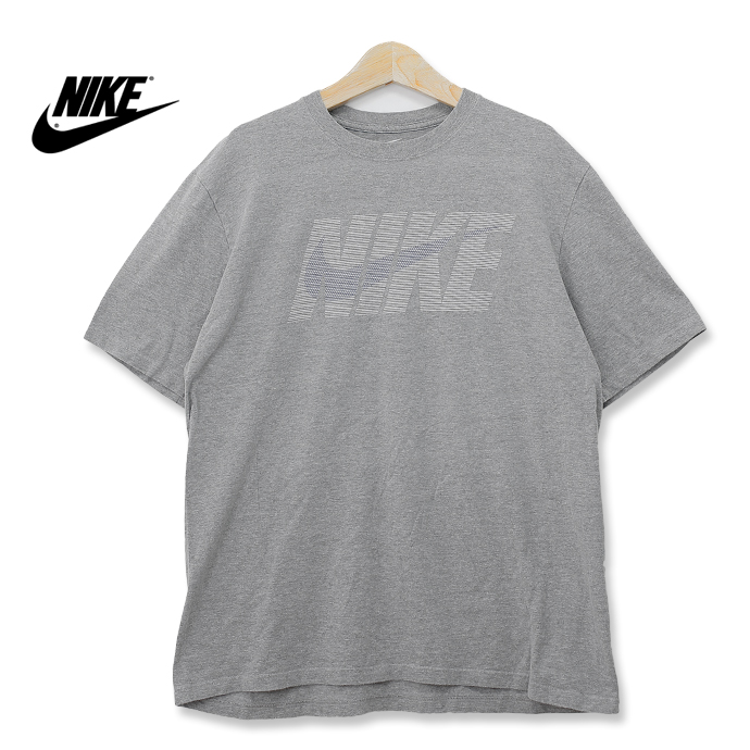 楽天市場 Nike ナイキ ロゴ プリントtシャツ グレー Xlサイズ T 2 神戸パティーナ