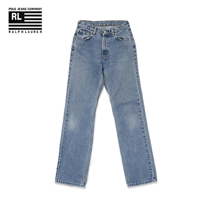 楽天市場 ポロ ジーンズ Polo Jeans ストレート デニムパンツ レディースmサイズ ユーズド 古着 P0518 5 神戸パティーナ