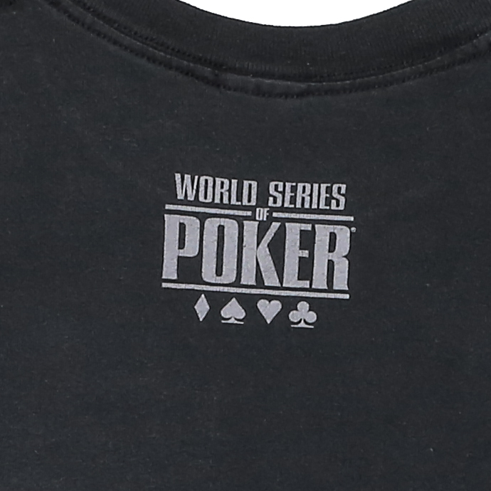 楽天市場 ワールドシリーズ オブ ポーカー Wsop デッドマンズハンド グッドラック プリント 半袖tシャツ メンズsサイズ ブラック ユーズド 古着 T0518 138 神戸パティーナ