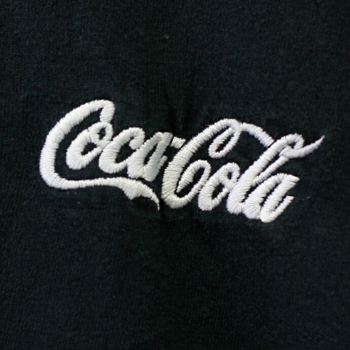 楽天市場 コカ コーラ Coca Cola 刺繍ロゴ 半袖tシャツ メンズxlサイズ ブラック ユーズド 古着 T0625 101 神戸パティーナ