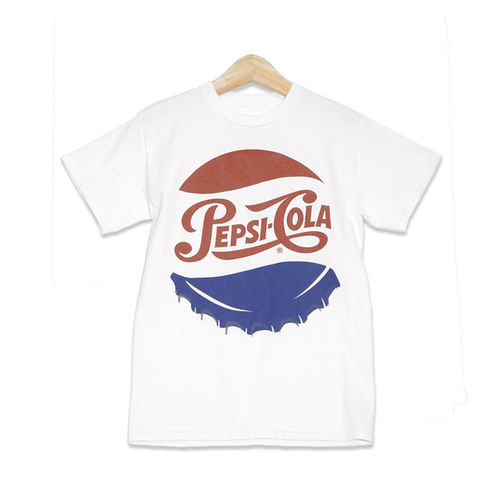 楽天市場 Pepsi ペプシコーラ ロゴプリント 半袖tシャツ メンズsサイズ ホワイト ユーズド 古着 T0625 113 神戸パティーナ