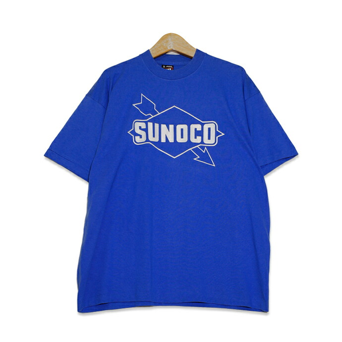 楽天市場 90年代 フルーツオブザルーム Fruits Of The Loom スノコ石油 Sunoco ロゴ プリント 半袖tシャツ メンズxlサイズ ブルー アメリカ製 ユーズド 古着 T0715 86 神戸パティーナ