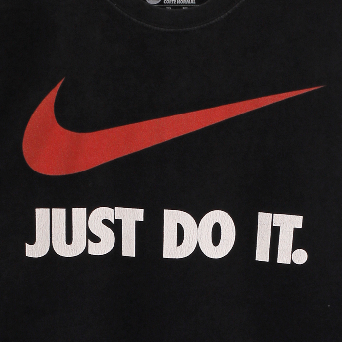 楽天市場 Nike ナイキ Just Do It スウッシュ プリント 半袖tシャツ メンズxlサイズ ブラック ユーズド 古着 T0807 35 神戸パティーナ