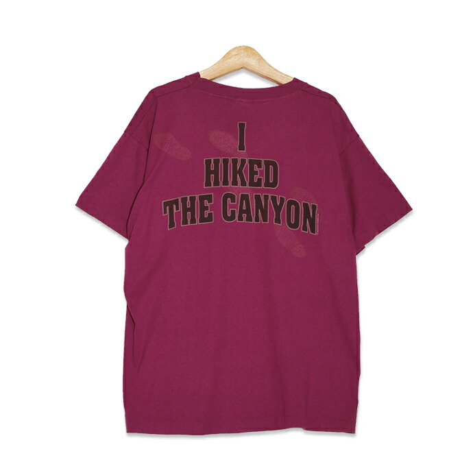 楽天市場 フルーツ オブ ザ ルーム Fruits Of The Loom グランドキャニオン プリント 半袖tシャツ メンズxlサイズ ワインレッド アメリカ製 ユーズド 古着 T0625 119 神戸パティーナ