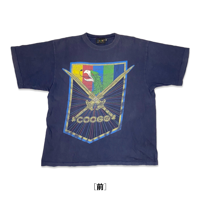【楽天市場】クージー COOGI ロゴ プリントTシャツ XL ネイビー オーストラリア製 鳥 剣 古着 ユーズド t220614-9：神戸パティーナ
