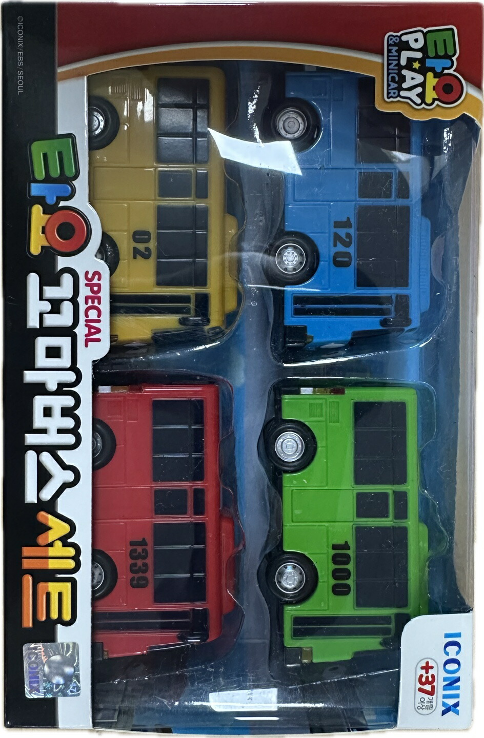 タヨリトルバススペシャルフレンズ19pcsミニカーフルセット-2版警察タヨ Tayo Little Bus Special Friends 19pcs Mini Car Full Set 2nd