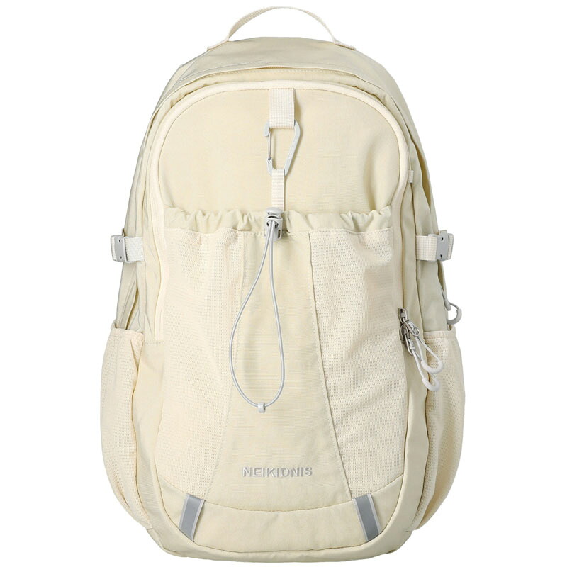 [ネイキドニス] NEIKIDNIS CARABINER MESH BACKPACK｜Color : Butter ノートパソコンバック 旅行 学生 通勤 アウトドア バック [並行輸入品]｜JTRADE SHOP