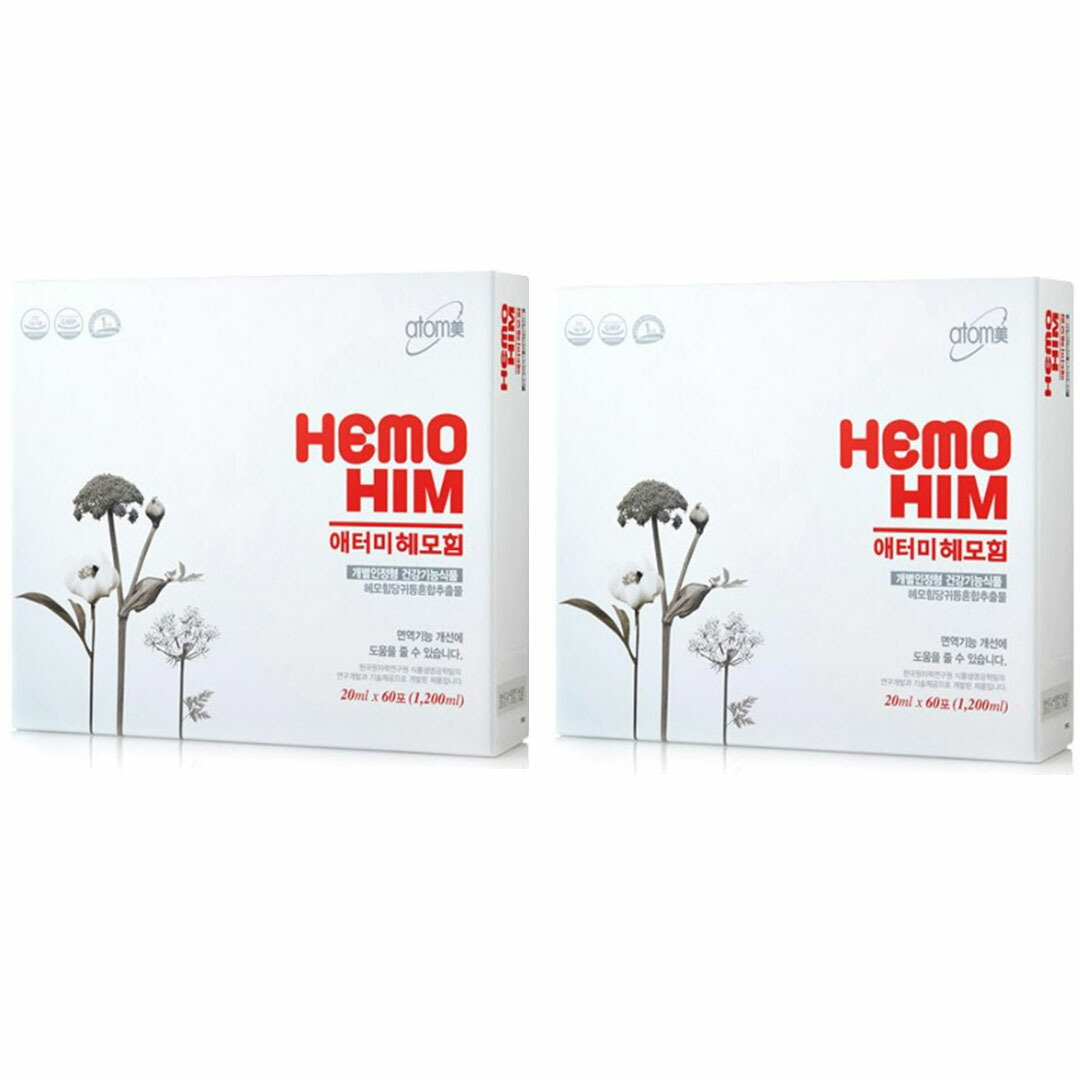 楽天市場】atom美(アトミ) HEMOHIM (ヘモヒム) 20ml×60包X 1 BOX