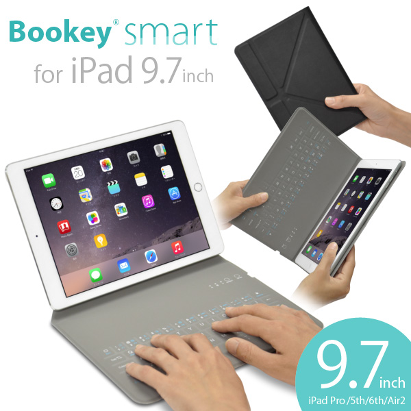 楽天市場 送料無料 Ipad 9 7インチ用 カバー キーボード Bookey