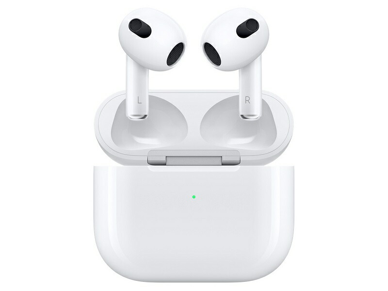 【中古(未当てはめる買いもとめる品)】 Apple AirPods 第3時人 MME73J/A MagSafe申し受ける容れもの付き添い人