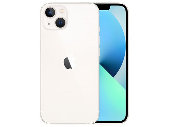 【中古 未使用買取品】 Apple iPhone13 128GB スターライト (MLND3J/A　UQ mobile版）