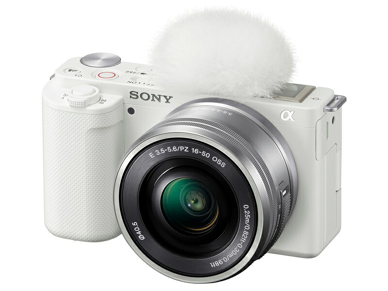 【展示品】 SONY VLOGCAM ZV-E10Y-W(ホワイト) ダブルズームレンズキット