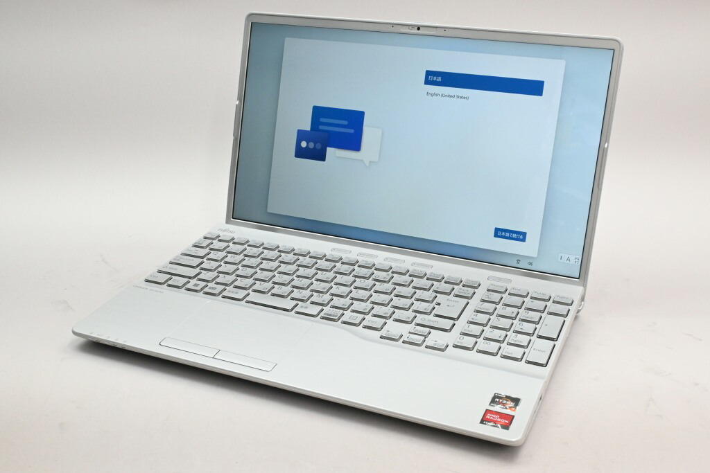 【中古】FUJITSU LIFEBOOK AH AH50/G2 FMVA50G2S ファインシルバー｜中古 アウトレット Joshin日本橋店