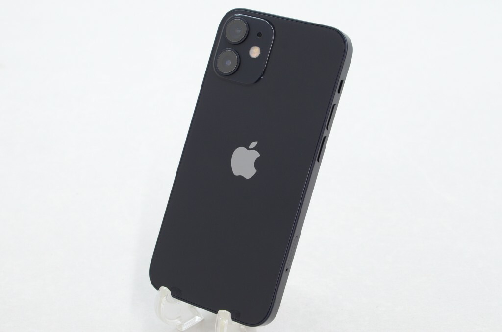 【中古】SIMフリー Apple iPhone12 mini 128GB Black A2398 MGDJ3J/A【N】 外観ランクB