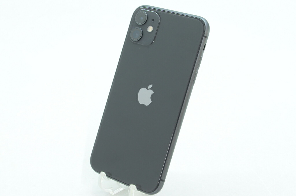 【中古】SIM無償性 Apple iPhone11 128GB Black A2221 MWM02J/A
