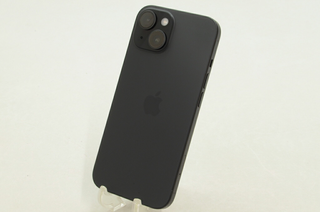 【中古】SIMフリー Apple iPhone15 128GB Black A3089 MTMH3J/A